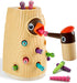 TOP BRIGHT Montessori Toys for 2 Year Olds, Fine Motor Skills Toddler Toys Age 2-4, Woodpecker Worm Feeding Game