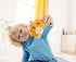 Hape Little Copter Wooden Toy Toddler Play Vehicle, L: 5, W: 2.6, H: 3.5 inch , Yellow