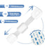 ZypplyPro (2-Pack) (8.5" 3" Set Baby Proofing Toilet Seat Locks - Ideal Baby Proof Toilet Lid Locks L x W) - Easy