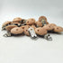 Natural Beech Wood Pacifier Clips Holder Teething Grasping Suspender Clips for DIY Pacifier Chain Teether Accessory