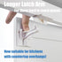 Buumook 4 Pack Upgraded Version Cabinet Locks Baby Proofing, Children Proof Cupboard Drawers Latches, No Drilling