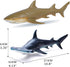 Gemini&Genius Hammerhead Shark for Kids, Swimming Pool Beach Bathing Toys, Soft Rubber Realistic Sea Animal Shark