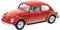 Kinsmart Red 1967 Classic Die Cast Volkswagen Beetle Toy with Pull Back Action