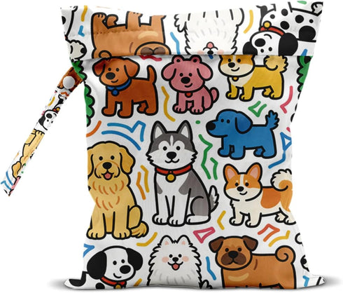 zcyxuuw Wet Bag, Wet Dry Bag, Waterproof Swim Bags, Machine Washable Reusable Bags