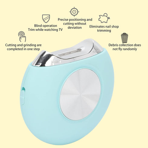 Trimmer Tyenaza Electric Nail Clippers, Automatic Baby Nail File Clippers Cutter Manicure Tool for Newborn Infant