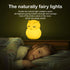 Owl Night Light Baby Bedside Lamp - Silicone Nursery Lamp for Breastfeeding, Adjustable Brightness & Color, Holiday