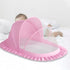 DimyFew Crib Netting Cover Baby Folding Net Cover Bedding Supplies Easy to Use Universal Mini Canopy Tent Net