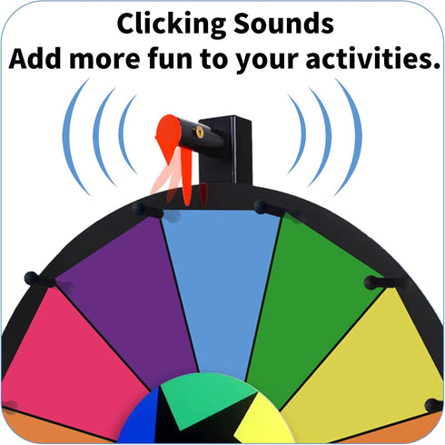 Prize Wheel Pegs & Red Pointer Replacement Kit for Spinning Wheel, Trade Show Carnival Party Pub