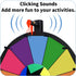 Prize Wheel Pegs & Red Pointer Replacement Kit for Spinning Wheel, Trade Show Carnival Party Pub