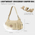 22L Puffer Crossbody Bags for Women Mom Large Diaper Bag Purse with Wipes & Trash Dispenser Cross Body Purses Messenger