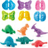 VConejo Color Dough Toys Accessories Set for Kids 2-4-8 Years, Dinosaurs World Creations Tools