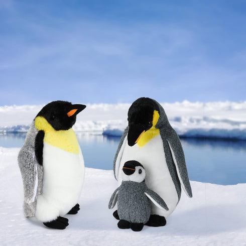 Penguin Plush Toy, 10" Stuffed Animal Small Plushie Doll, Soft Fluffy Like Real Penguin Hugging Toy - Present for Every Age & Occasion