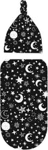 Osvbs Set Moon Star Baby Stuff Swaddle Blanket Wrap Baby Newborn Blanket Soft Stretchy With Hat Gift For Infant Boy