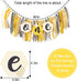 Agkvw 1st Bee Theme High Chair Banner - Happy Bee Day Birthday Banner, First Birthday Decoration for Boys and Girls