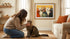 1000-Piece 26.65 19.25 Adult Puzzle - Fun Jigsaw Puzzle for Adults Surprised Cats Oil Painting, Challenging Fun Puzzle