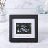 IHEIPYE Baby Sonogram Photo Frame, 1st Ultrasound Picture Frame, Gift for Expecting Parents, Silver Text