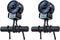2 Pack Multifunctional Portable Stroller Fan 4 Speed 6600rpm High Speed Usb