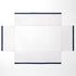 Navy Crib Skirt with White Band - Bacati Mix N Match