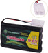 GEILIENERGY 9.6V NI-MH Rechargeable Battery Pack, Standard Tamiya Connector for RC Car, Robots, OTC Genisys 239180 &