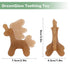 HECCEI Baby Teether Toy, Soft FoodGrade Silicone Teether, Soft Infant Teether Chew Toy, BPA Free, Multi-Texture Design