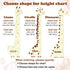 Customizable Giraffe Height Chart - Wooden Growth Ruler for Kids' Rooms