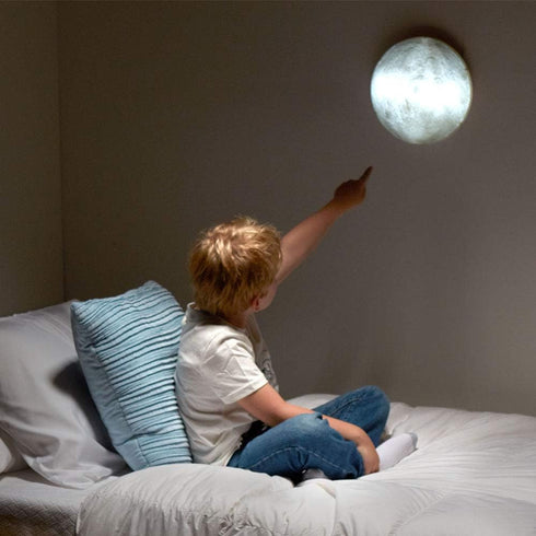 12 6+ Uncle Milton Moon in My Room - Light-Up Lunar Phases, Remote Control or Automatic, STEM Toy, Great Gift for Boys
