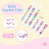 6 Pack 6DBP06 ALVABABY Baby Pacifier Clips Paci Universal Holder Leash Pacifier Clip Binky Holder for Teether Soothie