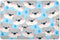 siphylline Cartoon Cute Beer Grey Extra Large Resuable Bed Underpads Water Resistant Diaper