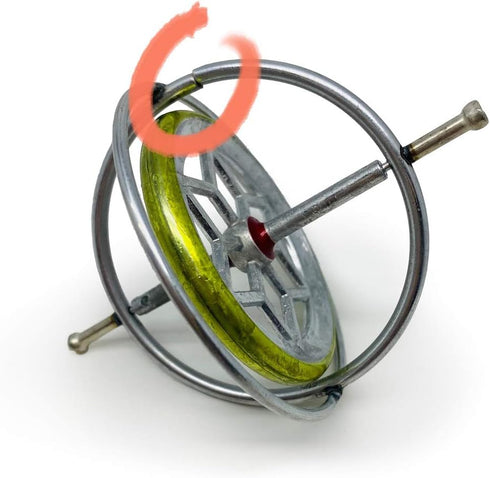 1917 TEDCO Classic Gyroscope Nostalgic Carton Edition - Timeless STEM Toy Since Teaches Motion, Balance & Inertia Made