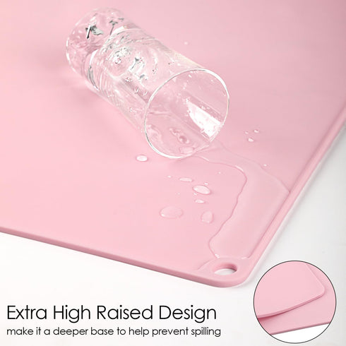 Kids Silicone Cloud Shape Non-Slip Placemat for Baby Toddlers, Portable Food Mat, BPA Free for High Chairs