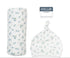 lulujo Birth Announcement Hat & Swaddle Blanket Set| Unisex Softest Bamboo Muslin