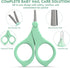 TYTDOUTER Baby Nail Scissors, Infant Nail Clippers with Safety Round Tip, Toddler Nail Clipper, Newborn Fingernail