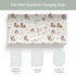 Country 32''16'' Cute Farm Animals Baby Changing Pad Covers for Boy Girl Rooster Horse Goat Duck Pig Fitted Changing