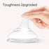 6 4 Counts yanyoyo Silicone Bottle Nipple, Anti Colic Nipples for Baby, Natural Feel, L, Months+