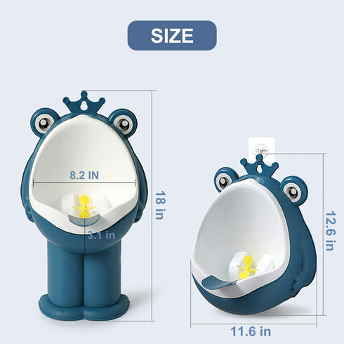 FIABC Potty Training Urinal Boy Urinal Kids Toddler Pee Trainer Bathroom Funny Baby Training PottiesDEEP Blue