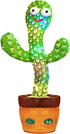 120 Tummy Talking Cactus Toy with LED English Songs, Singing Cactus Dancing Musical Toy, Time Toys Baby Mimicking