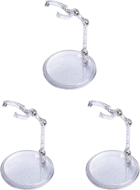 Ddung Doll Stand - Clear Stand for 0.5" to 10" Dolls and Action Figures (3-Pack)