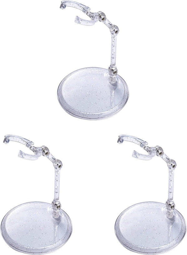 Ddung Doll Stand - Clear Stand for 0.5" to 10" Dolls and Action Figures (3-Pack)