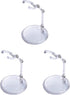 Ddung Doll Stand - Clear Stand for 0.5" to 10" Dolls and Action Figures (3-Pack)