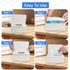 Abnaok Baby Wipes Dispenser, Wet Tissue Box with Sealing Design Lid, Wet Wipes Holder Portable, Non-Slip, Easy Open