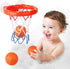 2 Pack Fun Basketball Hoop with Heavy Duty Suction Cups, Bathtub Shooting Game Toy Set with 6 Balls for Kids