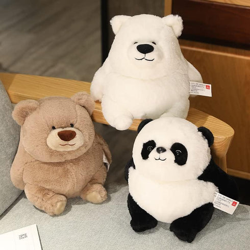 Cute Sitting Panda Stuffed Animals, Soft Plush Toy for Kids, Birthday Gifts