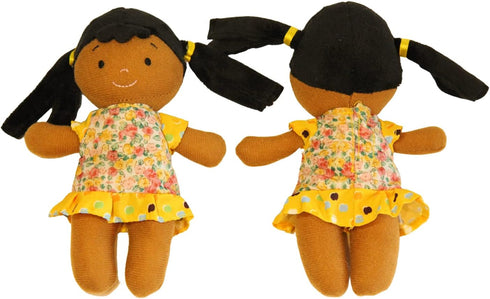Diversity Buddies Plush Dolls - Multicultural Baby Dolls for Kids, Set of 5 Different Races Dolls, Daycare Toys