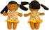 Diversity Buddies Plush Dolls - Multicultural Baby Dolls for Kids, Set of 5 Different Races Dolls, Daycare Toys