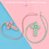 Hztyyier 4PCS Baby Teething Toys, Cross Shape Teethers with Silicone Lanyard, Colorful Infant Chew Toys for Newborn