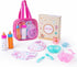 BABESIDE 13 Pcs Baby Doll Accessories Set with Magic Bottles Diapers Pacifiers