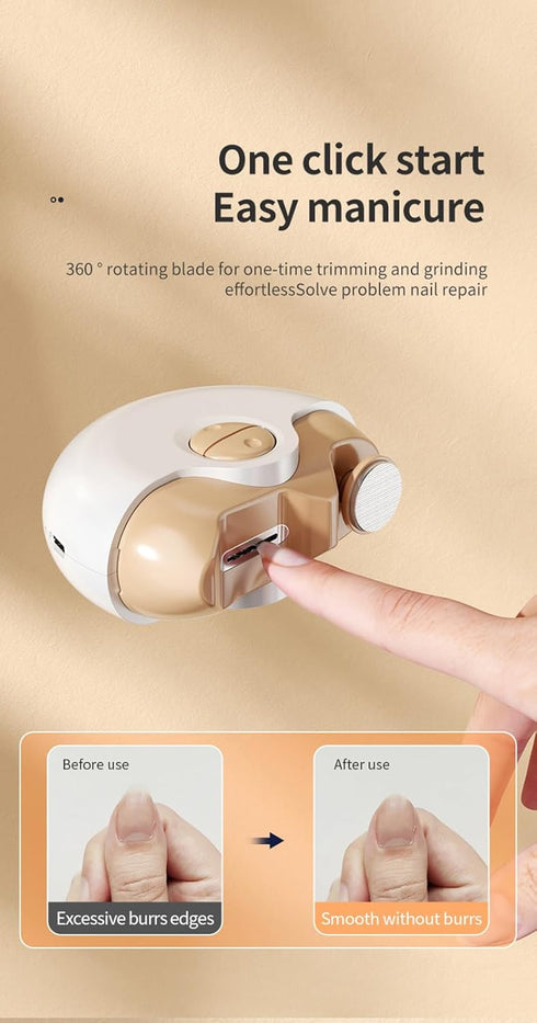 LZLYXZQ 2 1 Clippers,2 Trimmer in Electric Polishing Automatic Nail Adjustable Speeds,Automatic Nail for Seniors