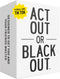 Do or Drink Act Out or Black Out Charades - Fun Adult Drinking Card Game with 350 Prompts for Game Night