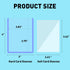 RIXUGIT 200ct 55pt 3" 4" 100ct 100ct x Hard Plastic Card Protector - Hard Card Sleeves and Soft Card Sleeves