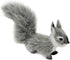 BWESOO Grey Mini Simulation Squirrel 10cm Mini Squirrel Stuffed Animals Rabbit Soft for